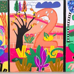 Partial Detail of Window to Our Worlds - Part 2